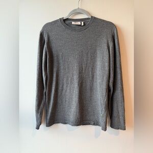 Fjallraven Grey Longsleeve Merino Wool Sweater